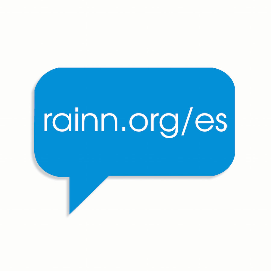 chat bubble with RAINN.org/es